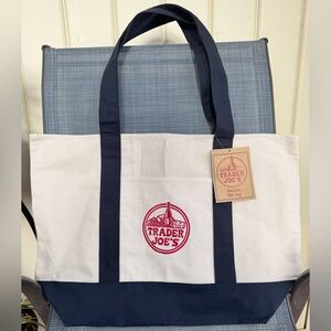 Trader Joe's Large Canvas Tote Bag
